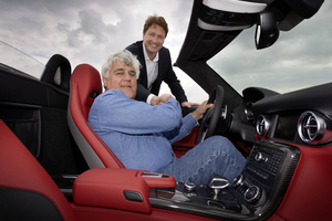 Jay Leno Vists AMG in Affalterbach to Test Drive SLS Convertible with Video