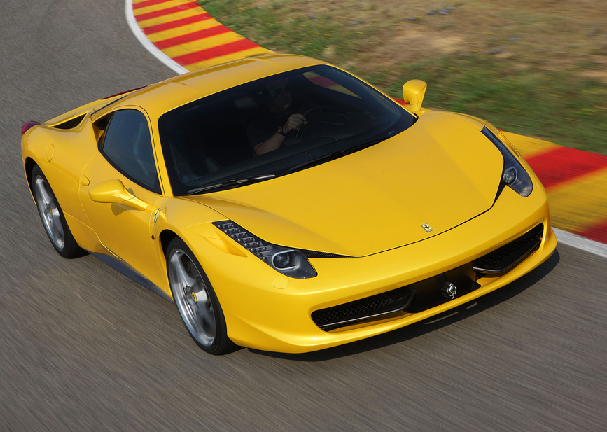 Ferrari introduced the 458 in 2009