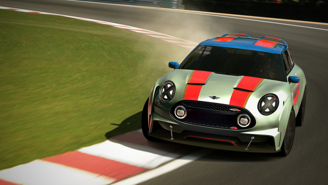 The Clubman Vision Gran Turismo wants to portray a road kart