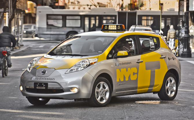 The Leaf is already used as a taxi in some other places The Leaf is already used as a taxi in some other places