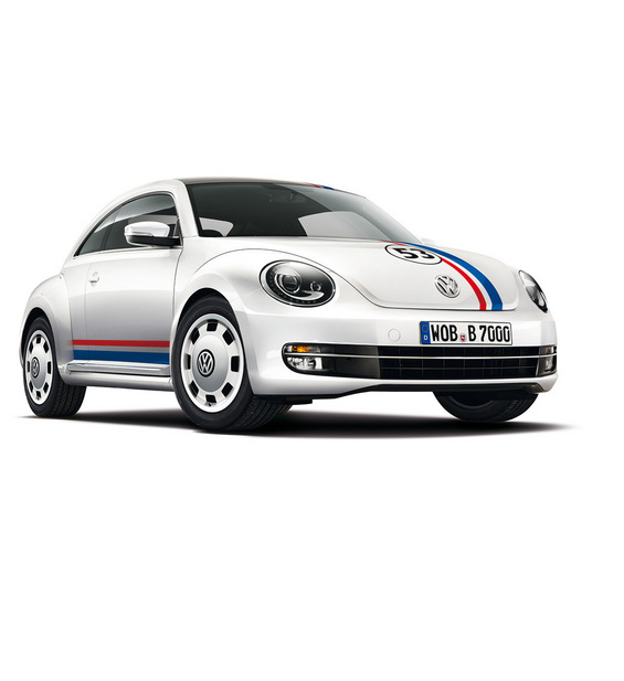 The car is meant to look like the Herbie from the films