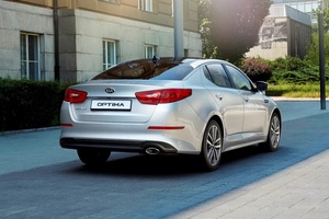 The refreshed Optima gets a quieter interior thanks to suspension changes and sound deadening
