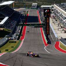 Red Bull will start on the front line of the US Grand Prix