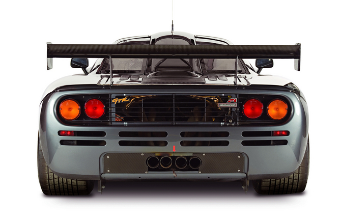 On the racing version, McLaren added a wing and rear diffuser