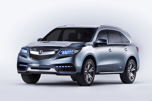 The new MDX will get Acura's LED headlight array