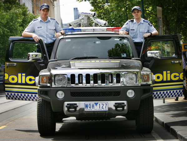 Hummer H3 Police Vehicle