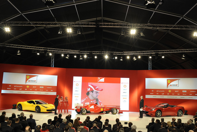 Ferrari unveils F150 in Maranello