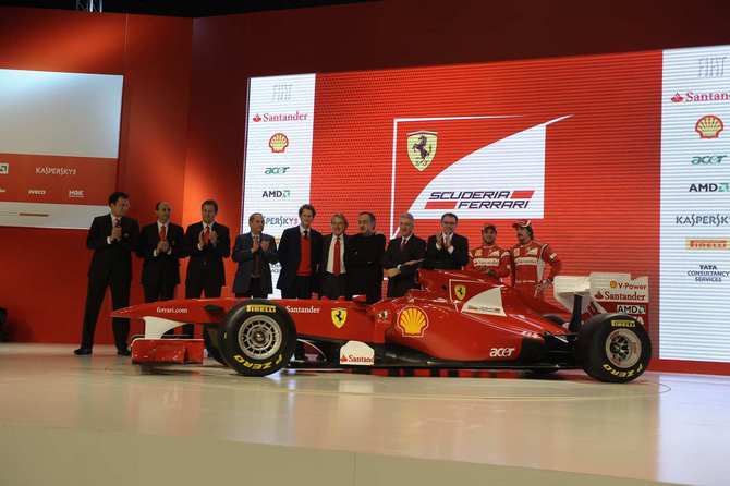 Ferrari unveils F150 in Maranello Ferrari unveils F150 in Maranello