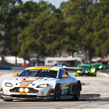 The Vantage GTE premiered at the 12 Hours of Sebring