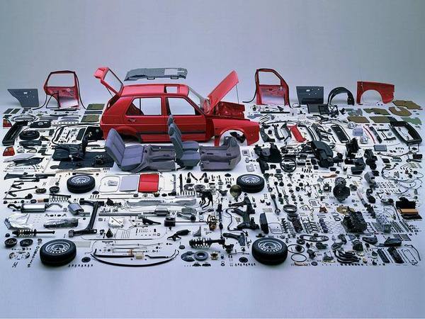 VW Golf kleingeteilt VW Golf kleingeteilt