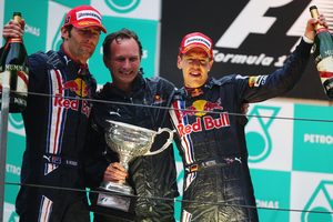 Vettel and Red Bull have taken three consecutive championships