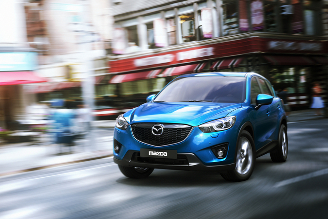 Em termos de design o CX-3 deverá ser uma versão pequena do CX-5 Em termos de design o CX-3 deverá ser uma versão pequena do CX-5
