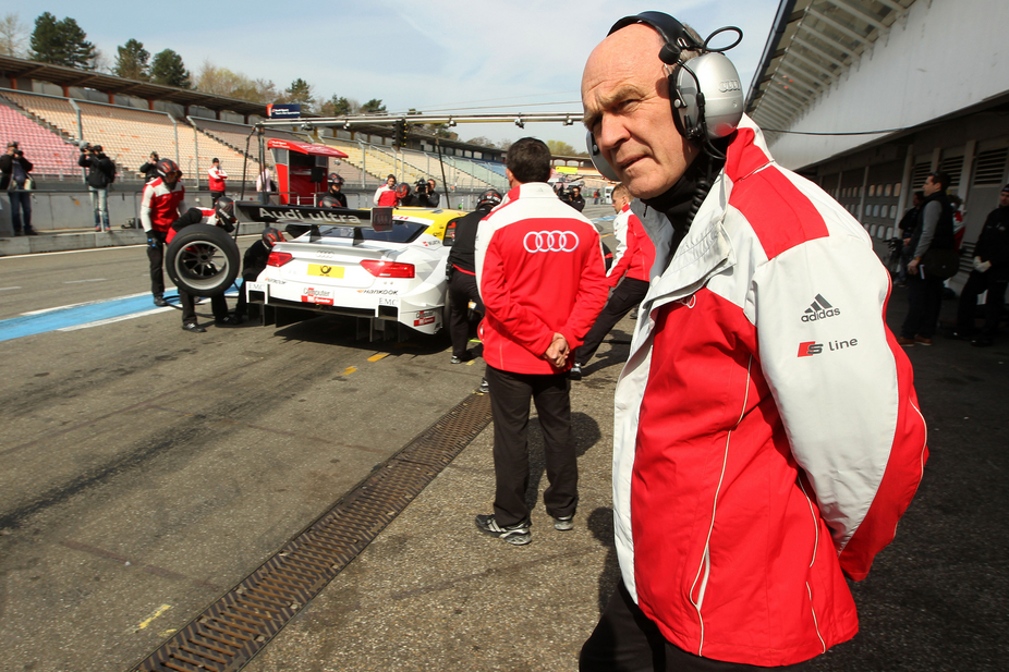 Dr. Ullrich viewing the DTM during testing