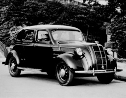 The 1936 AA Sedan was the company's first passenger car