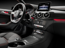 Inside the new B-Class receives the latest security technologies and equipment