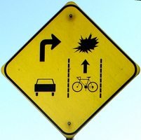 Motorists and cyclists have often conflicting perspectives in traffic. 