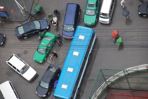 Passing where no car passes, bicycles are sometimes even the faster way to get around town.
