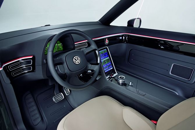 Emissions-free taxi concept presented by Volkswagen Emissions-free taxi concept presented by Volkswagen