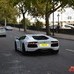 Lamborghini Aventador on the road