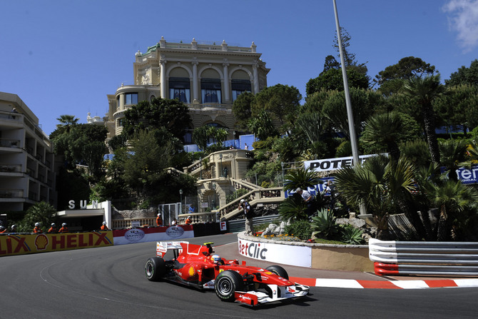 Ferrari off to a good start in Monaco Ferrari off to a good start in Monaco