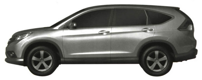 First Real Images of Next-Gen CRV Leak Out First Real Images of Next-Gen CRV Leak Out