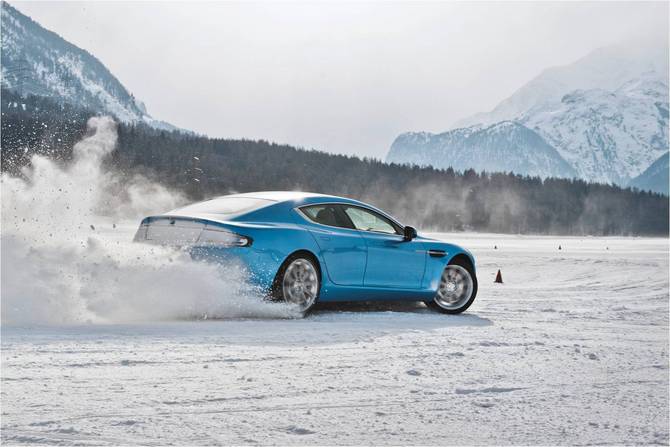 Aston Martin on Ice Finishes with a Video