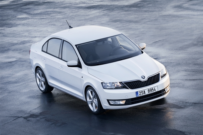 O Rapid é o primeiro modelo que exibe todas as características da nova linguagem de design da Skoda