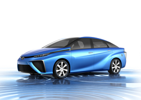 The FCV concept is Toyota's fuel cell sedan