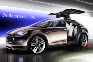 Tesla Debuts Model X: the Gullwing Crossover