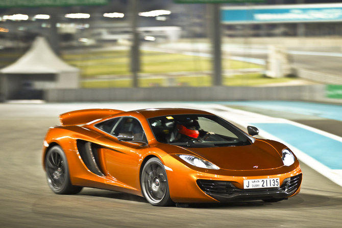 As part of the opening, McLaren created a film of the MP4-12C around the Yas Marina circuit