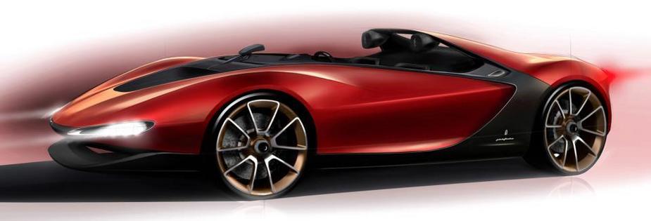 The Sergio deconstructs the roadster by doing away with the windshield and reinterpreting the roll bar