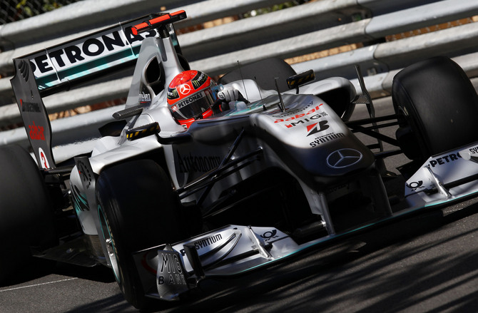 Schumacher penalized in Monaco Schumacher penalized in Monaco