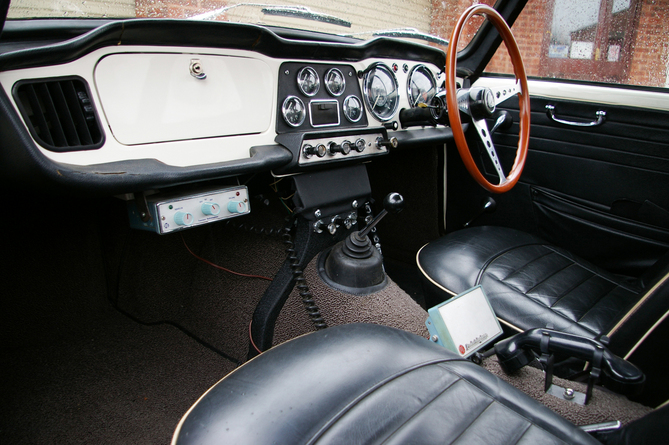 Triumph TR4 Police Car