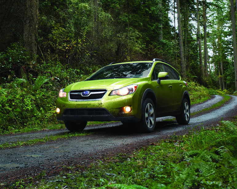 The XV Crosstrek Hybrid will be the brand's first hybrid vehicle