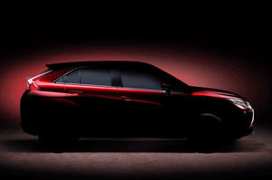 The new Mitsubishi SUV has a coupé-style shape