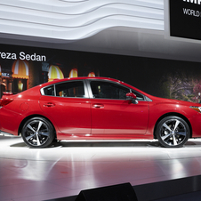 Both variants of the new Impreza are larger than the previous generation