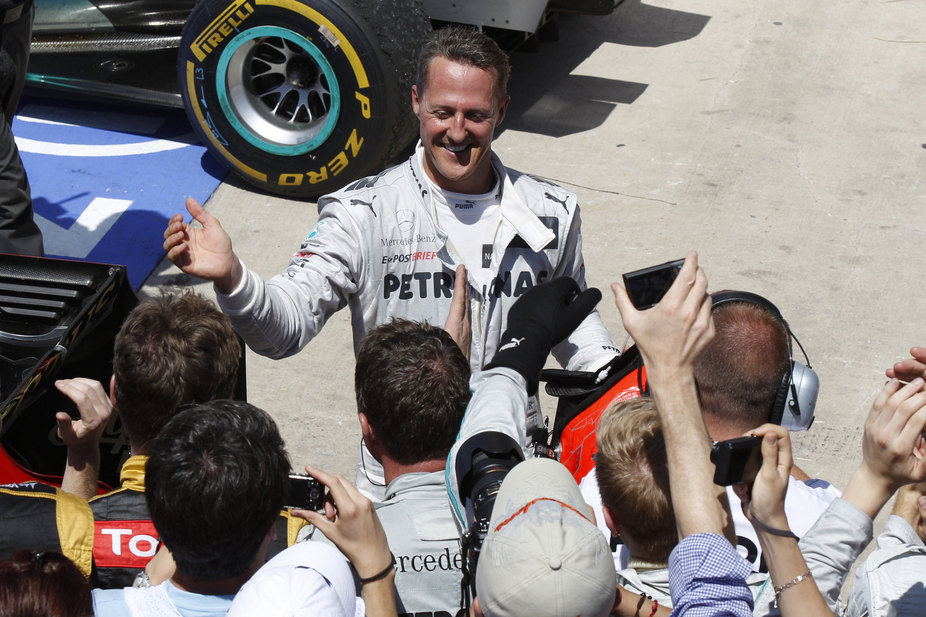 Schumacher had a great performance in Valencia taking 3rd place