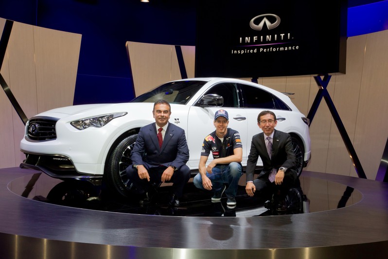 Infiniti and Nissan have been courting Red Bull more and more over the past years