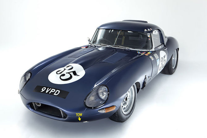 Jaguar E-Type, blue wonder...