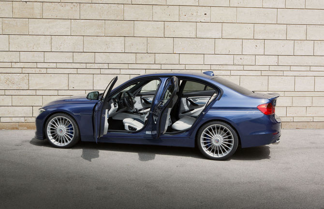 Alpina offers a hand-fitted leather interior