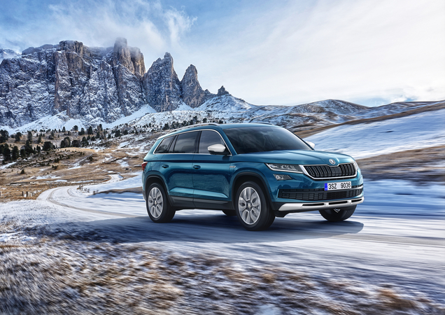 O novo Skoda Kodiaq Scout vai ser lançado no Salão Automóvel de Genebra em Março