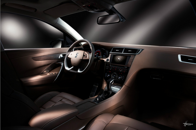 The interior is packed with luxury technology