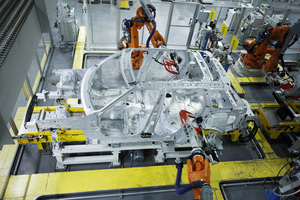 The new car will take the PLA platform from the Range Rover