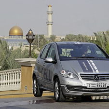 The vehicles are split between electric Smarts and A-Class E-Cell vehicles