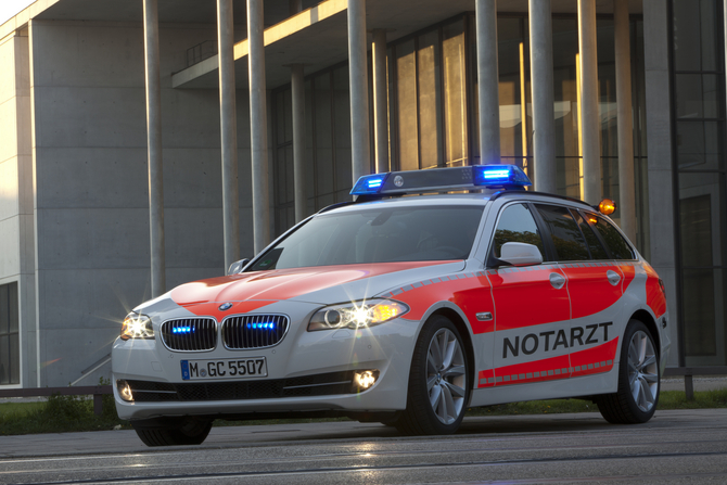 BMW baut schon seit den 1950er Jahren Rettungsfahrzeuge.