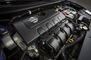 The 1.8-liter engine is new to the Sentra