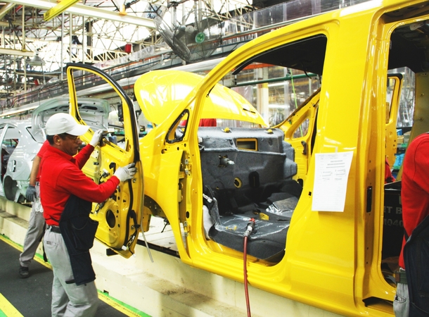The cars are modified after being built The cars are modified after being built