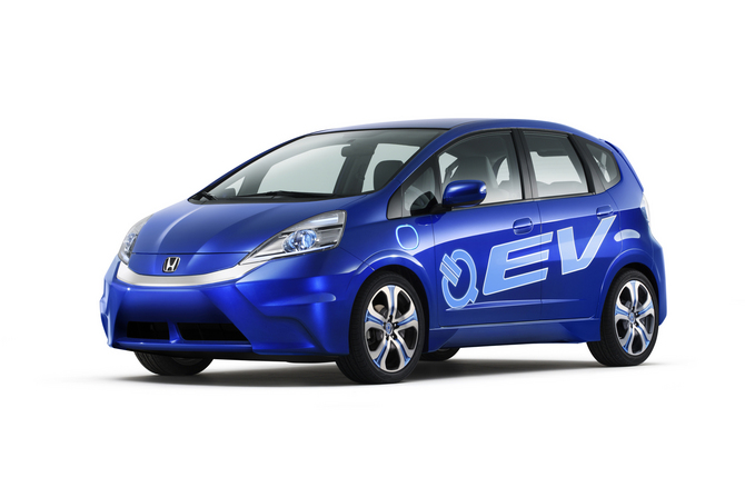 Honda Fit goes electric in Los Angeles Honda Fit goes electric in Los Angeles