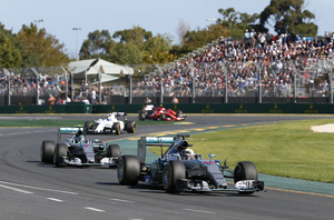 Team Mercedes achieved its first one-two win of the season