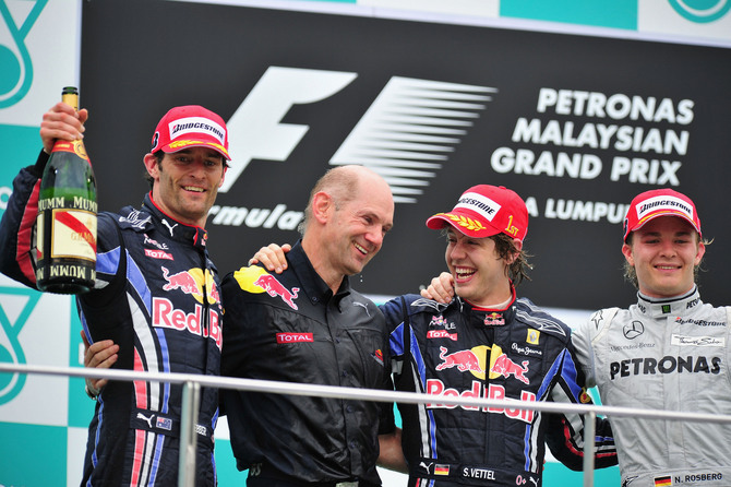 Vettel finally gets his win Vettel finally gets his win